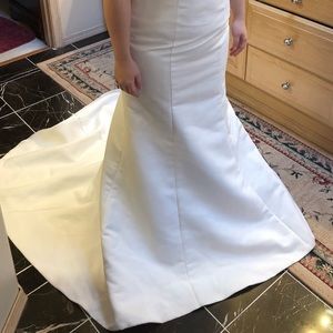 BHLDN White wedding dress